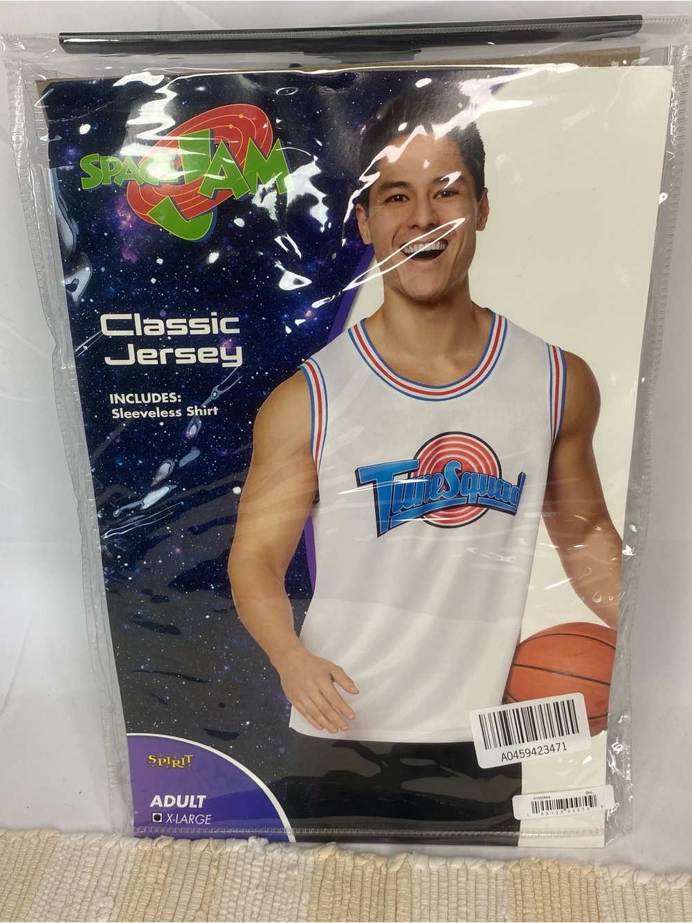 SPACE JAM CLASSIC JERSEY SLEEVELESS SHIRT TUNE SQUAD ADULT SZ XL SPIRIT NIB